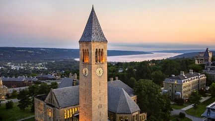 Cornell University clock tower