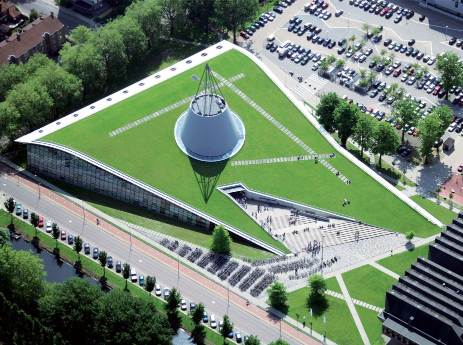 Библиотека в Делфтском техническом университете — Delft University of Technology Library