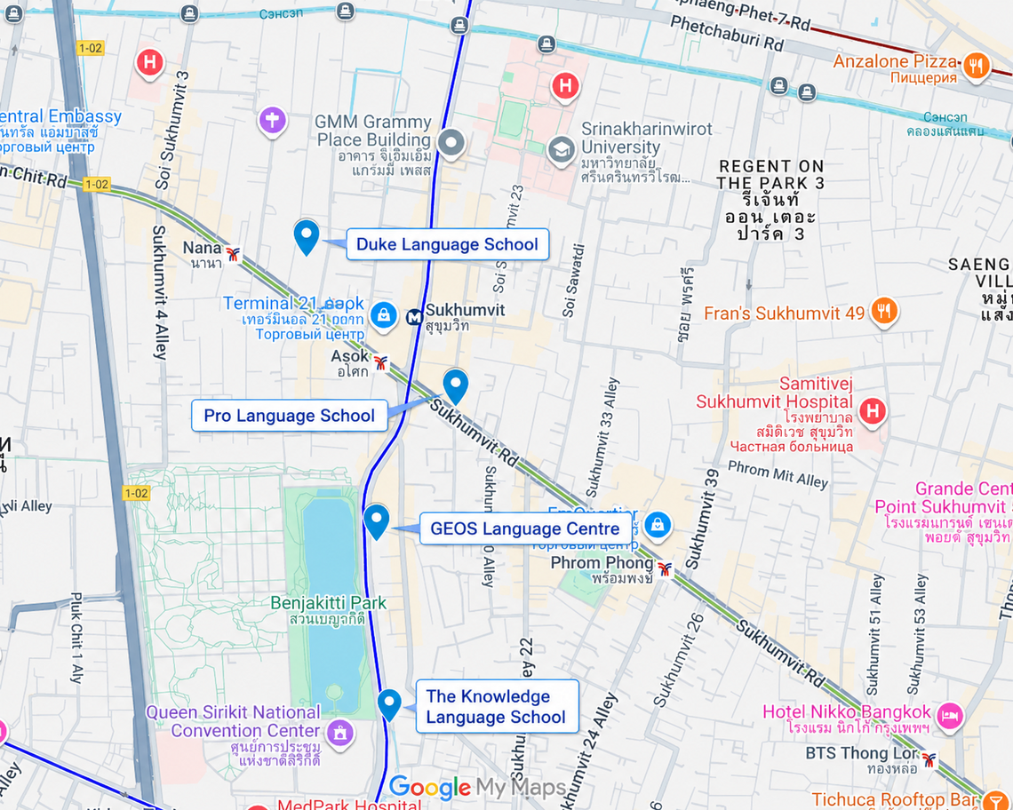 Скрин Google Maps