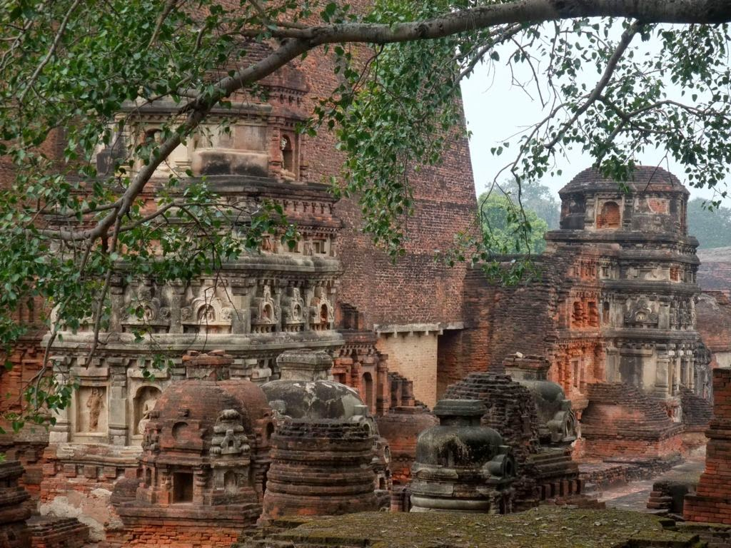 Ancient buddhist monastery and university Nalanda in Bihar
