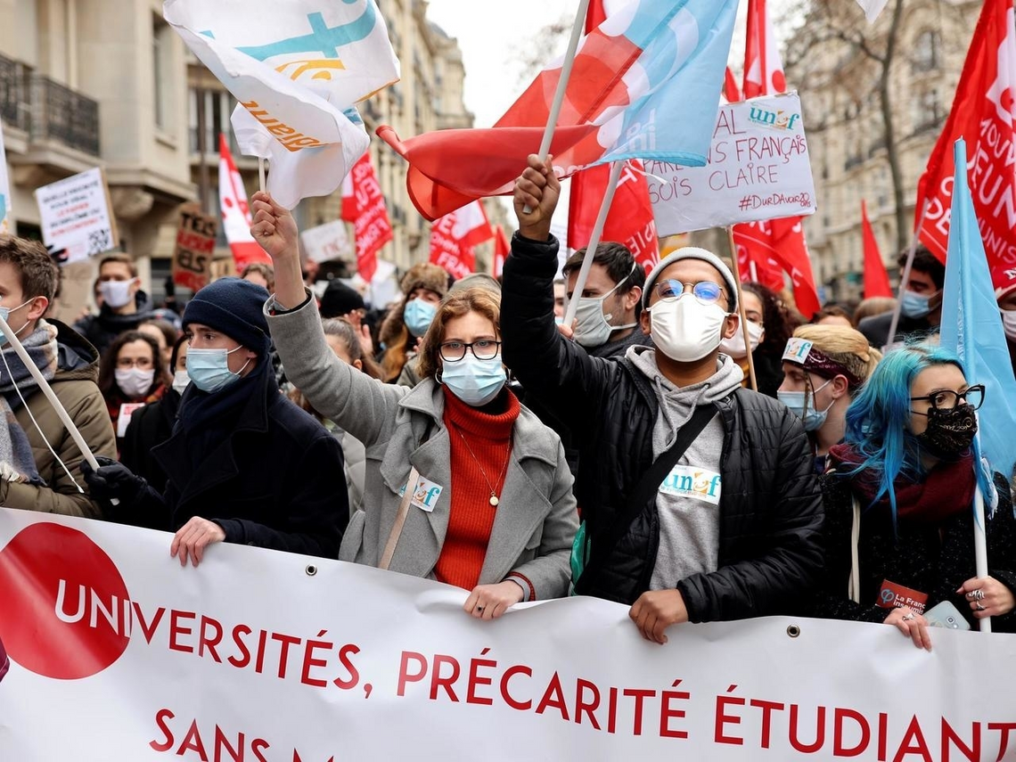 Забастовка в Париже. Фото: France 24