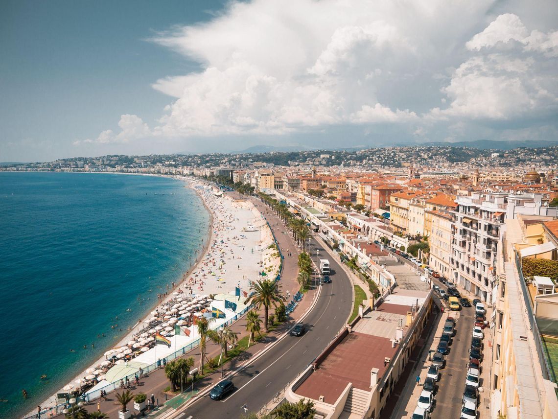 Nice, Promenade des Anglais, French resort