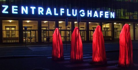 Бывший аэропорт Темпельхоф как арт-площадка