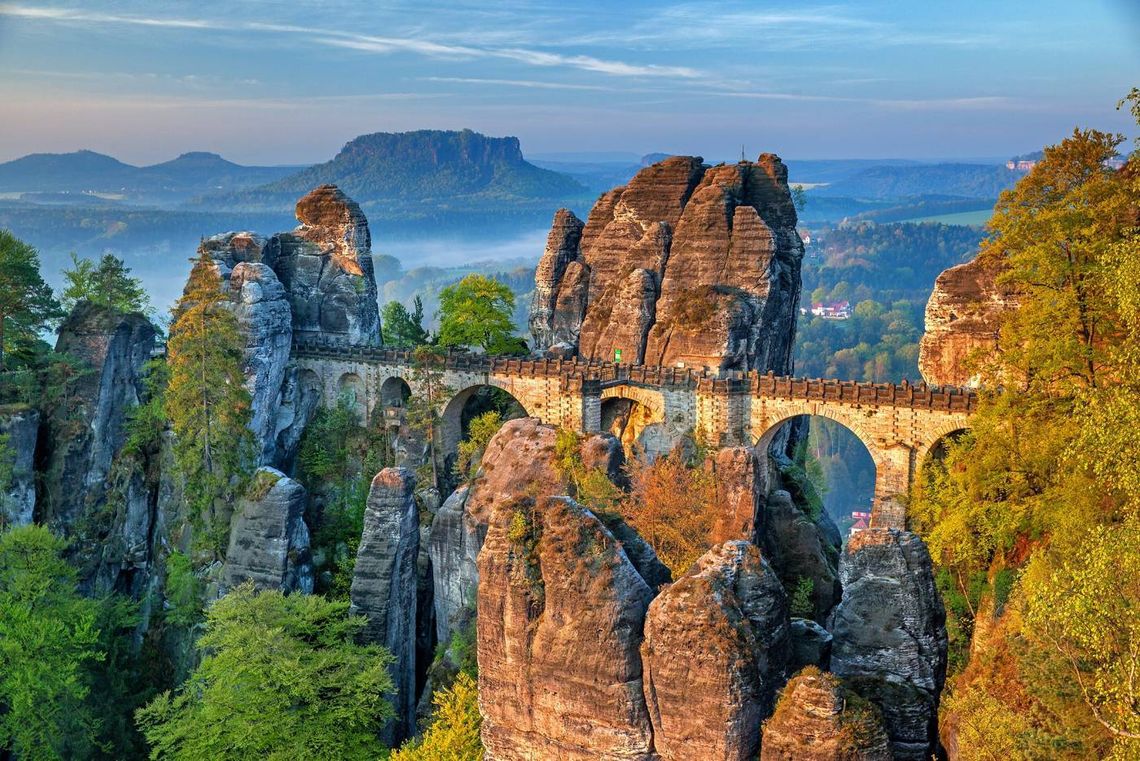 Мост Бастай в Саксонской Швейцарии