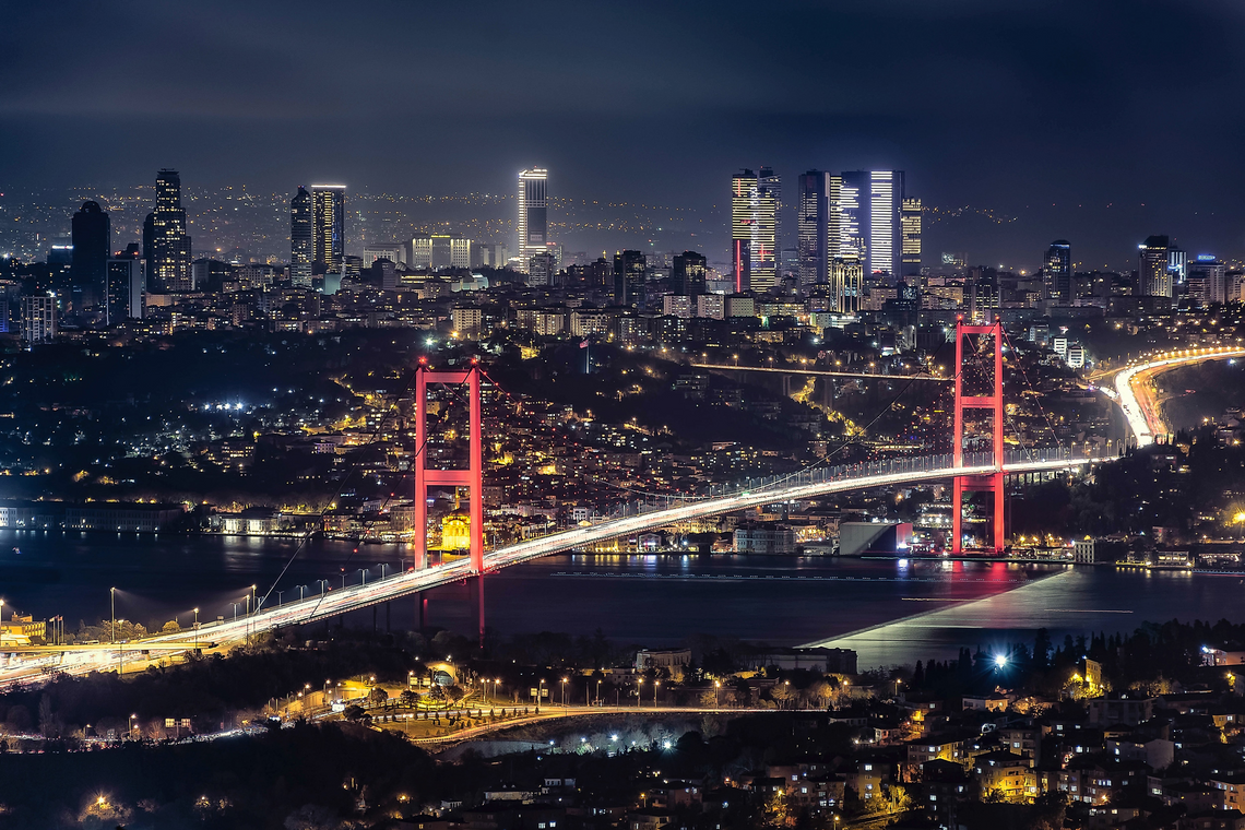 Ночной Стамбул — Istanbul at night