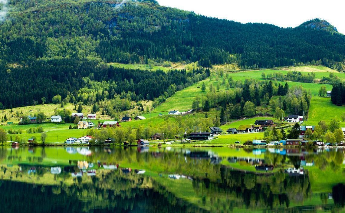 Beautiful Norwegian landscape