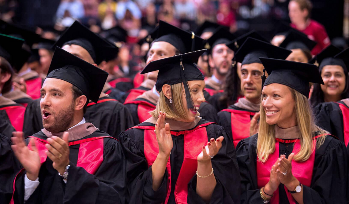Graduation ceremony at Stanford University