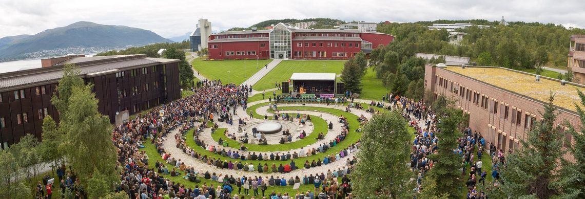 The Yard of the Norwegian University of Science and Technology