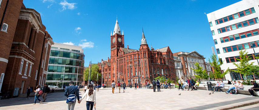Campus of Liverpool University