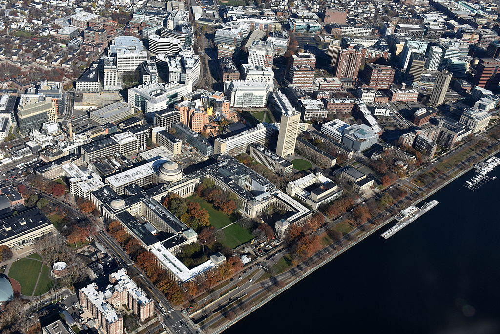 MIT campus from above